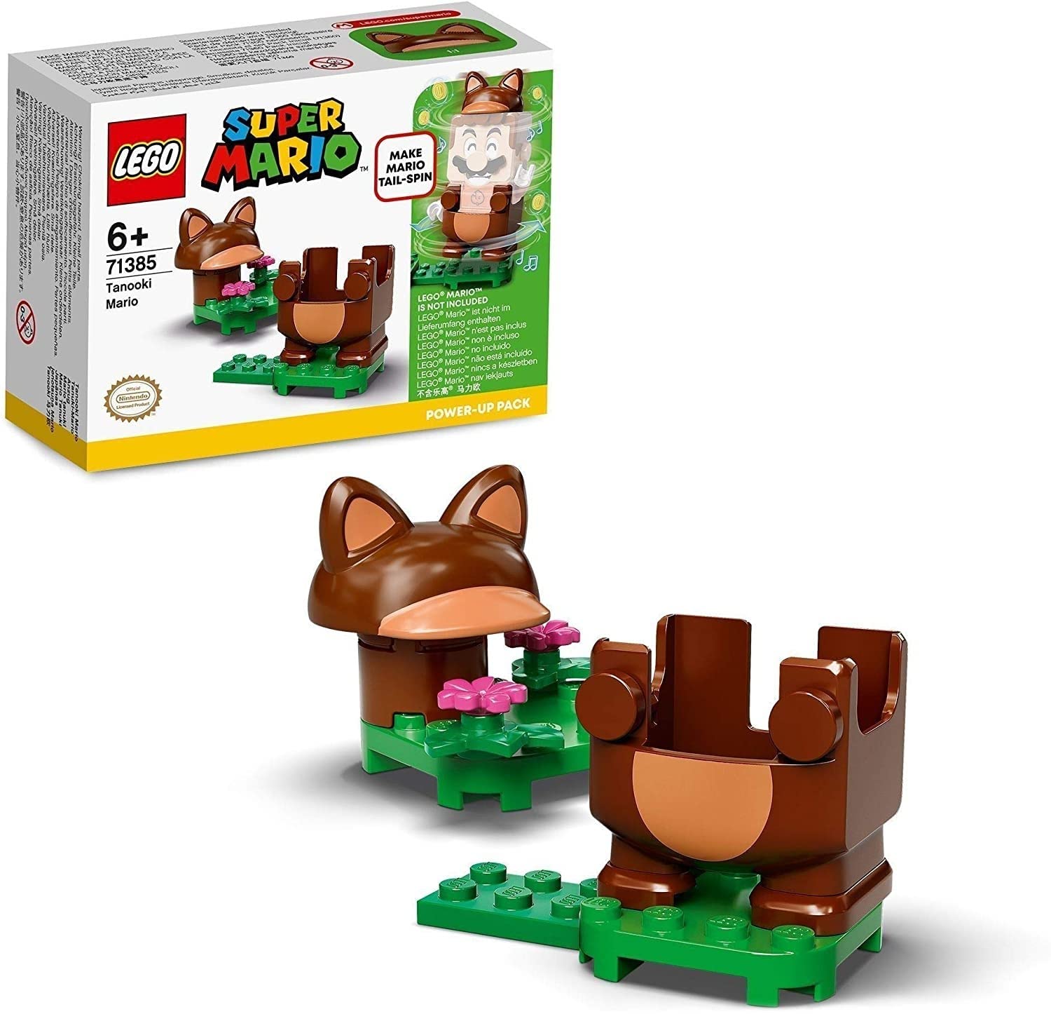 Amazon.co.jp: レゴ(LEGO) スーパーマリオ タヌキマリオ パワーアップ